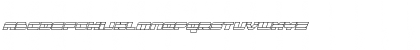 Quicken Outline Italic Italic Font