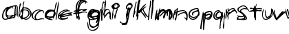 Over Writing Regular Font