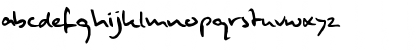 Mulder's handwriting Regular Font