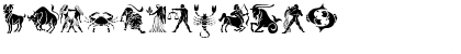SLZodiacStencils Regular Font