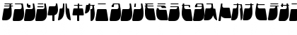 Frigate Katakana - Light Regular Font