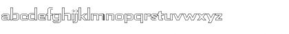 FZ BASIC 58 HOLLOW Normal Font