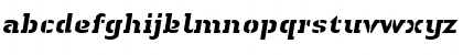 LTAuthenticStencil Heavy Italic Font