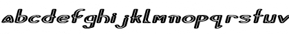 Stripes and Ribbons Italic Font