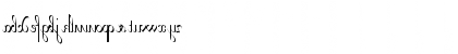 ArabescoScriptSSK backwards Regular Font