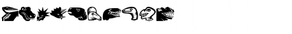 MiniPics LilDinos Regular Font