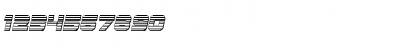 Edge Racer Chrome Italic Italic Font