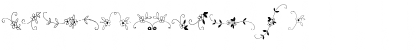 Menina Graciosa Ornaments Two Regular Font