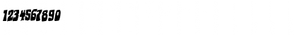 Pocket Monster Staggered Rotalic Italic Font