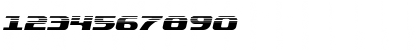 Quickening Half-Tone Italic Italic Font
