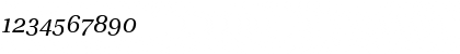 Utopia Italic with Oldstyle Figures Font