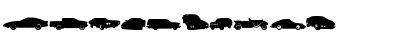 Symbolon Cars Regular Font