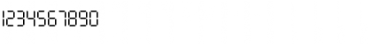 Seven Segment Regular Font