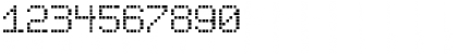 Small LCD Sign Regular Font