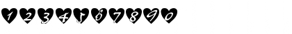 AllHeartsNormal Medium Font