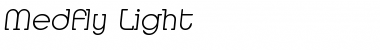 Medfly Light Regular Font Title Preview