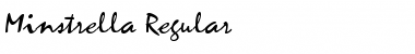 Minstrella Regular Font Title Preview