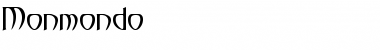 Monmondo Regular Font Title Preview