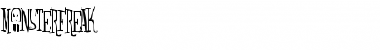 Monsterfreak Regular Font Title Preview