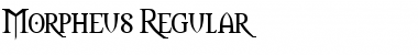 Morpheus Regular Font Title Preview
