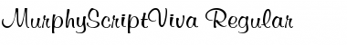 MurphyScriptViva Regular Font Title Preview