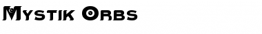 Mystik Orbs Regular Font Title Preview