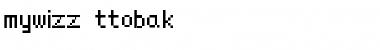 mywizz_ttobak Regular Font Title Preview