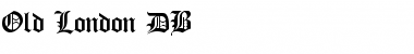 Old London DB Normal Font Title Preview
