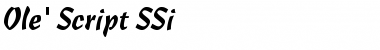 Ole' Script SSi Regular Font Title Preview