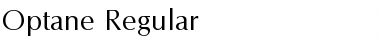 Optane Regular Font Title Preview