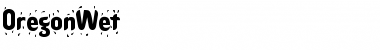 OregonWet Regular Font Title Preview