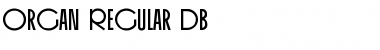Organ DB Regular Font Title Preview