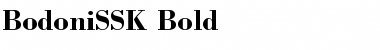 BodoniSSK Bold Font Title Preview
