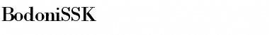 BodoniSSK Regular Font Title Preview