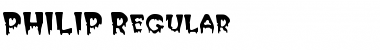 PHILIP Regular Font Title Preview