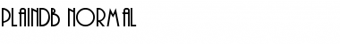 PlainDB Normal Font Title Preview