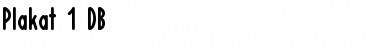 Plakat_1 DB Normal Font Title Preview