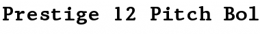 Prestige12 BT Bold Font Title Preview