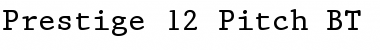 Prestige12 BT Roman Font Title Preview