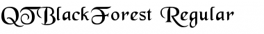 QTBlackForest Regular Font Title Preview