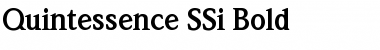 Quintessence SSi Bold Font Title Preview