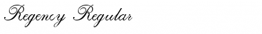 Regency Regular Font Title Preview