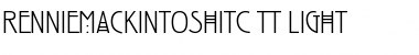 RennieMackintoshITC TT Light Font Title Preview