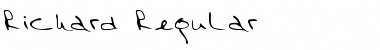 Richard Regular Font Title Preview