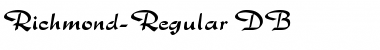 Richmond DB Regular Font Title Preview