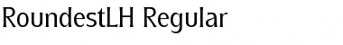 RoundestLH Regular Font Title Preview