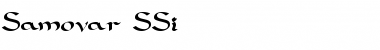 Samovar SSi Regular Font Title Preview