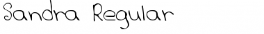 Sandra Regular Font Title Preview