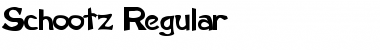Schootz Regular Font Title Preview