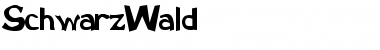 SchwarzWald Regular Font Title Preview
